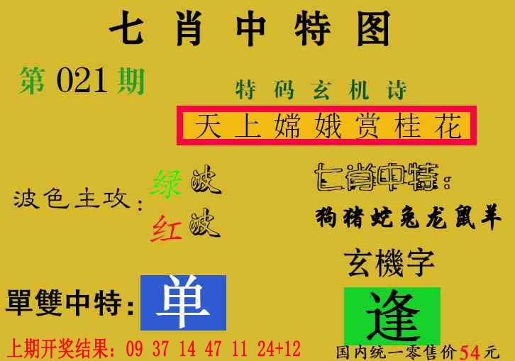 021期七肖中特[图]