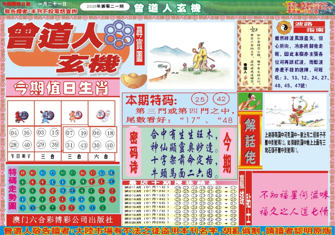 021期曾道人玄机A[图]