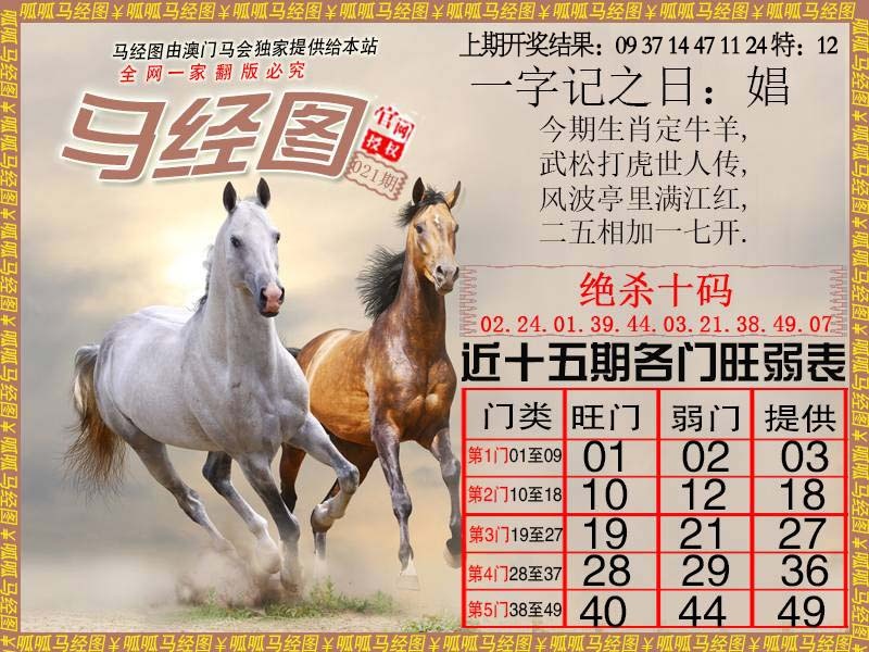 021期马经4[图]