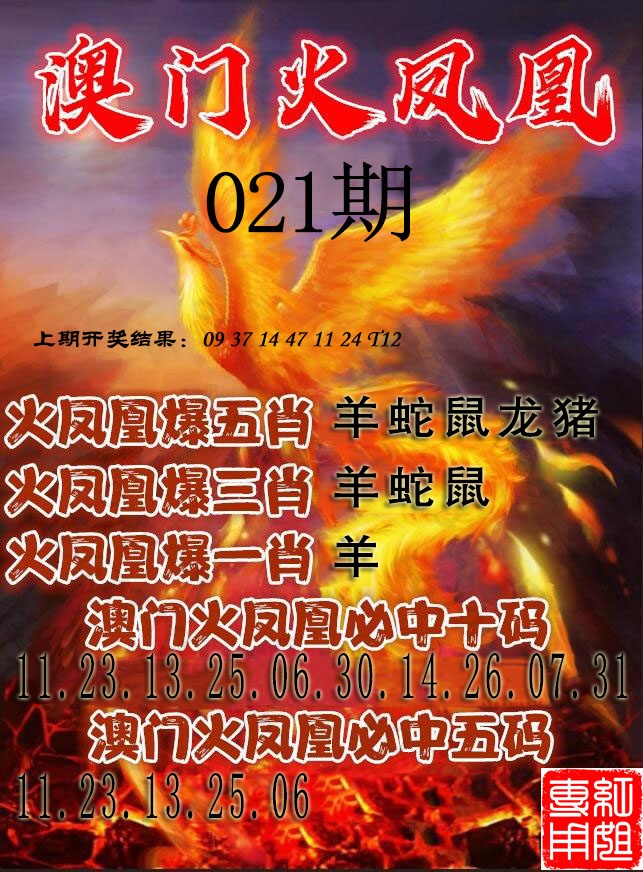 021期火凤凰[图]