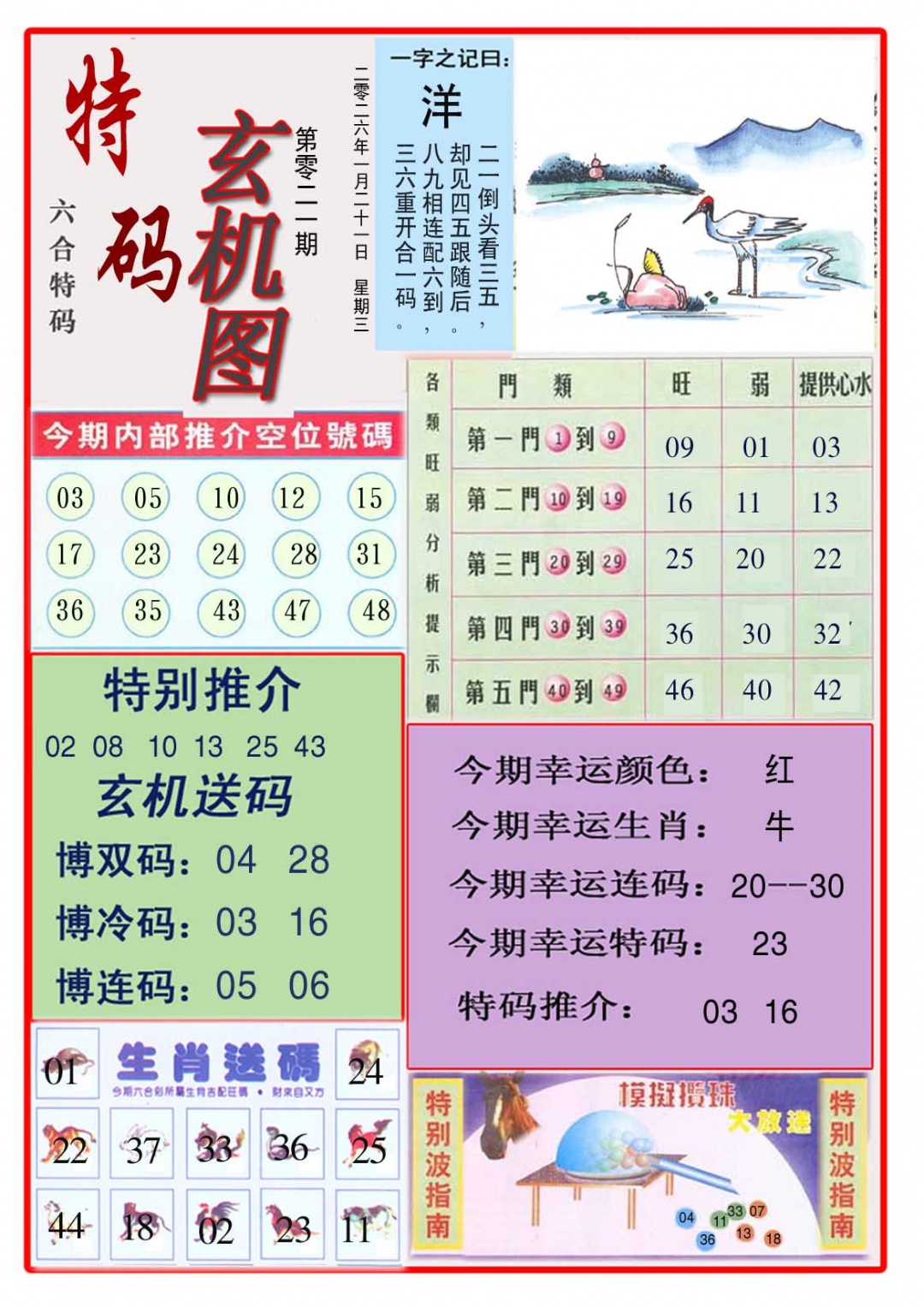 021期特码玄机图[图]