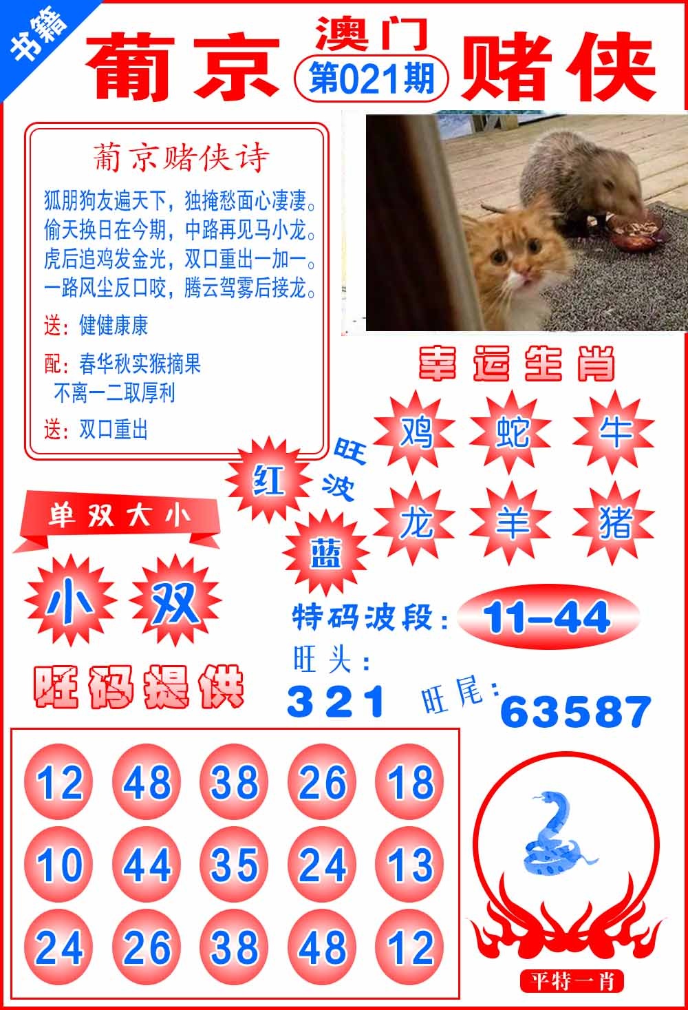 021期澳门心水赌侠[图]