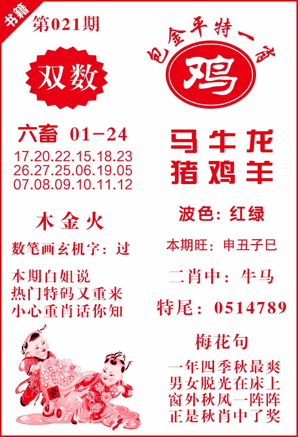 021期澳门包金来料[图]