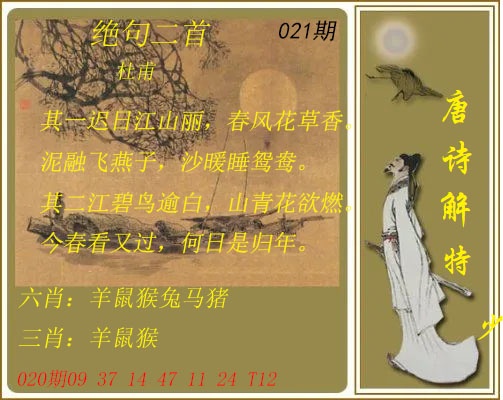021期唐诗解特[图]