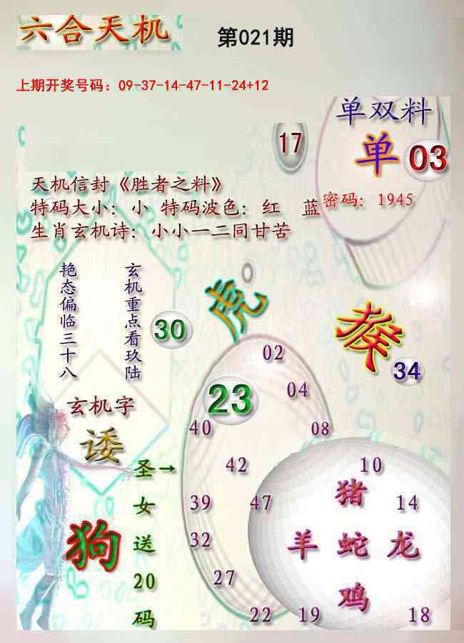 021期天机报[图]