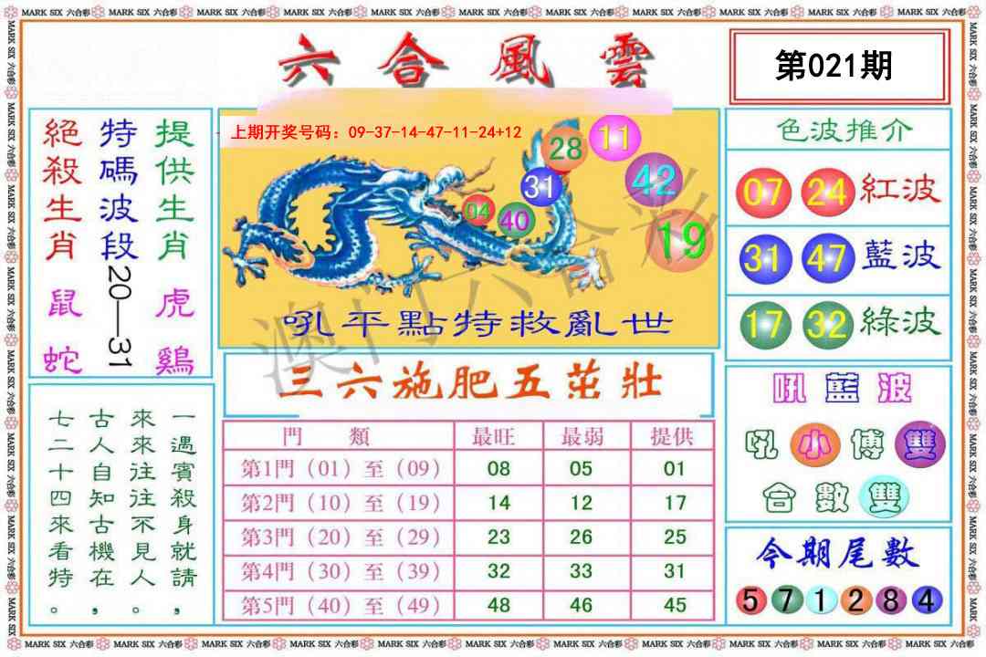 021期六合风云[图]