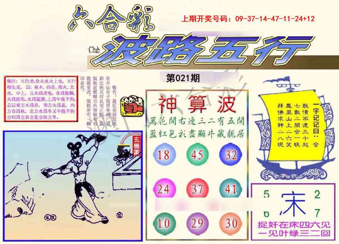 021期波路五行[图]