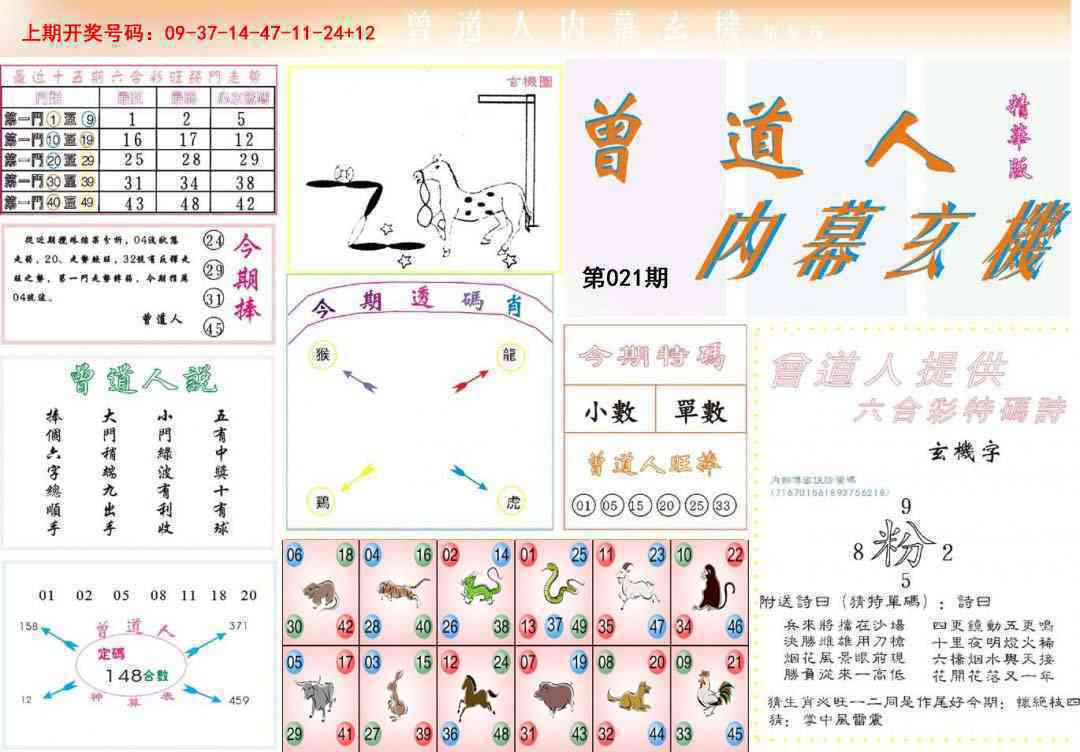 021期曾道人内幕精华版[图]