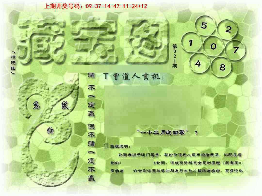 021期假新藏宝图[图]
