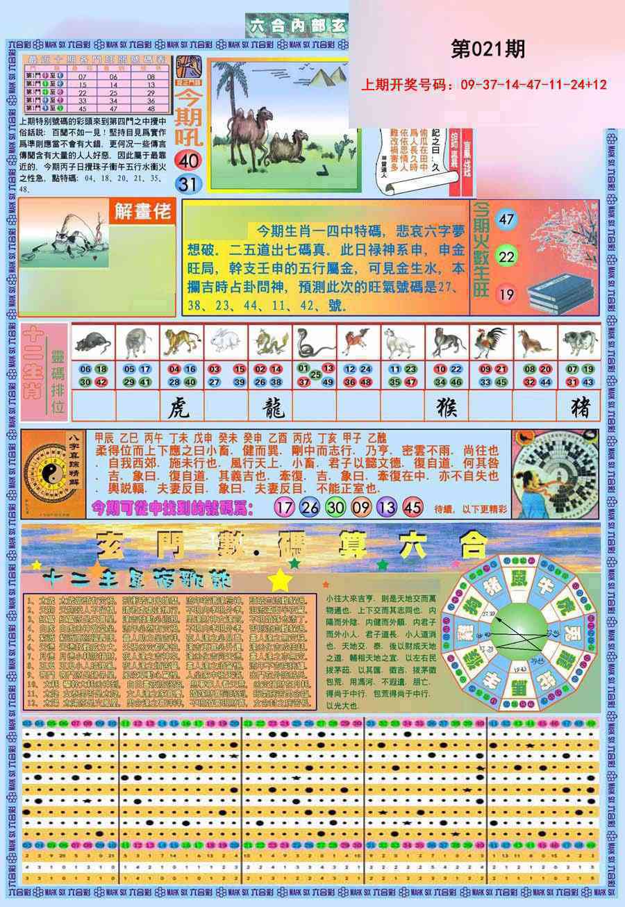 021期(新版)内部玄机A[图]