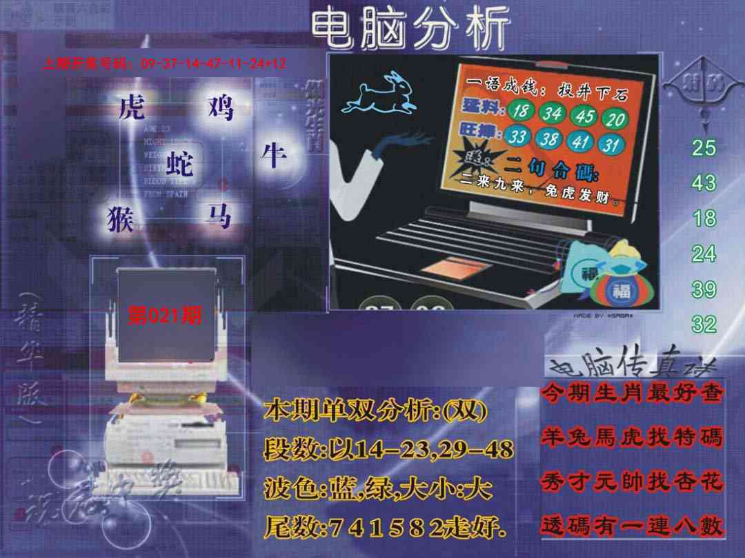 021期正版电脑分析贴士報[图]