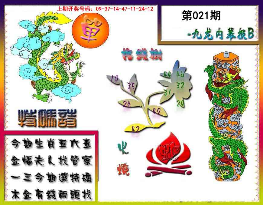 021期九龙内幕特肖图a[图]