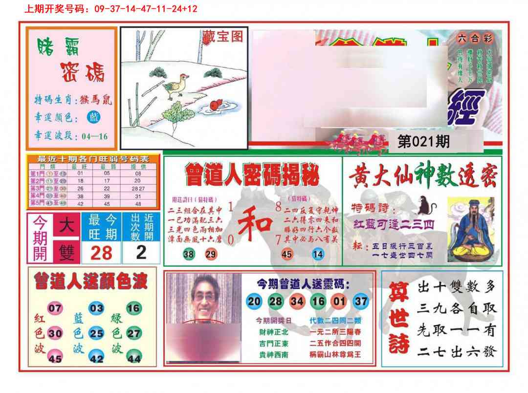 021期赢钱一经[图]