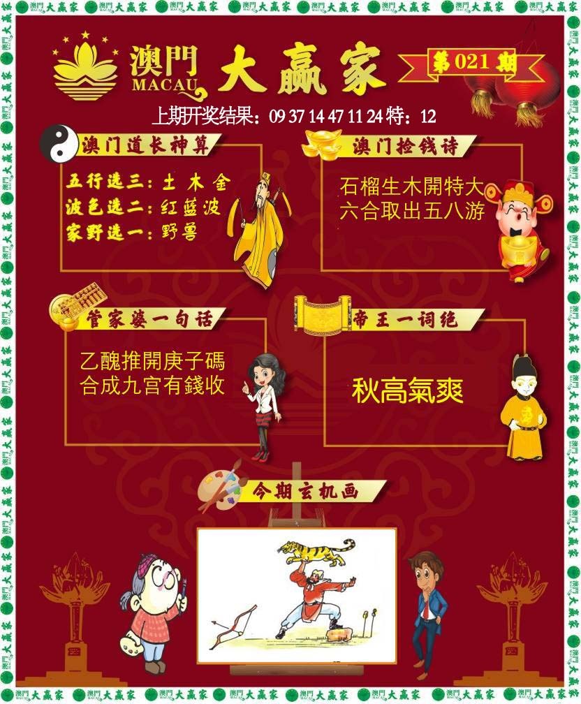 021期大赢家[图]