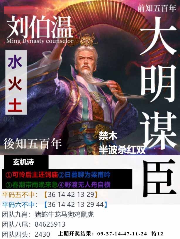 021期大明谋臣[图]